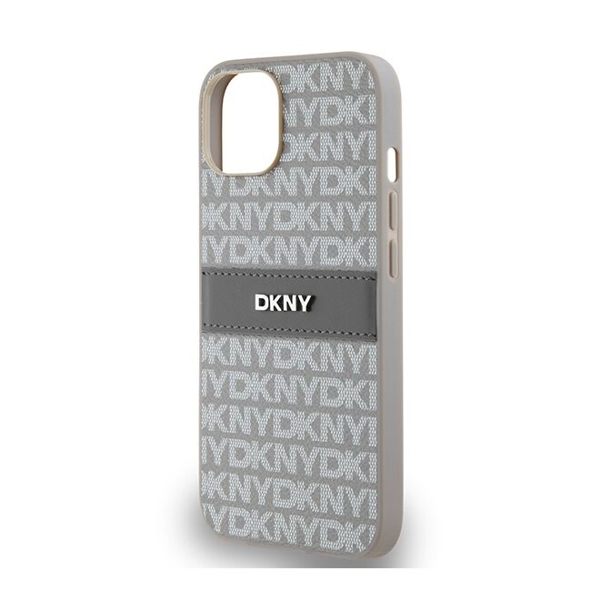 Husa premium pentru  iPhone 15 DKNY Pattern Energy - Gri carbune