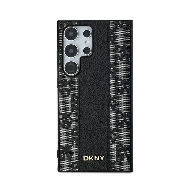 Husa premium pentru  iPhone 15 DKNY Pattern Energy - Negru denim