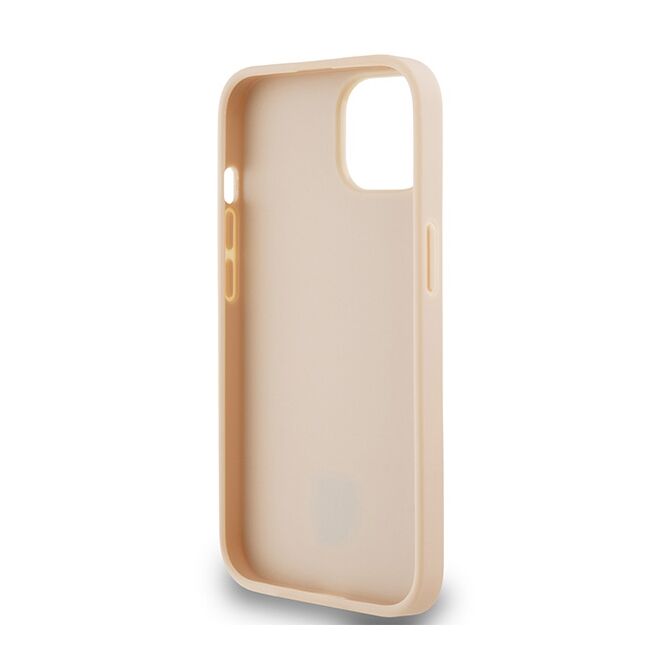 Husa premium pentru  iPhone 15 DKNY Pattern Energy - Roz