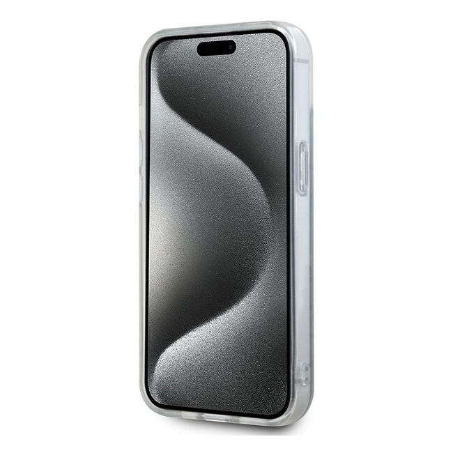Husa premium pentru  iPhone 15 DKNY Urban compatibila MagSafe - Albastru inchis