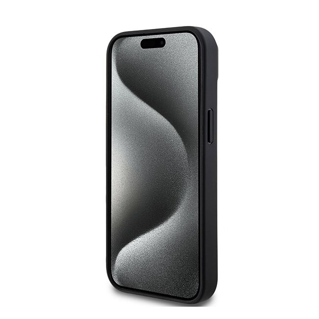 Husa premium pentru  iPhone 15 DKNY Urban compatibila MagSafe - Gri carbon