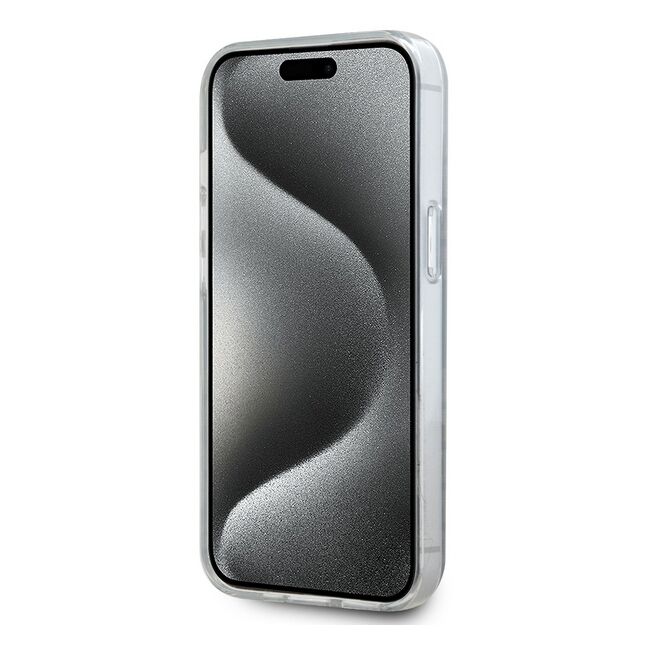 Husa premium pentru  iPhone 15 DKNY Urban compatibila MagSafe - Gri inchis mat