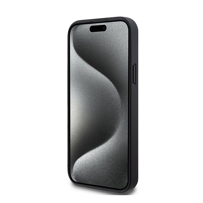 Husa premium pentru  iPhone 15 DKNY Urban compatibila MagSafe - Negru