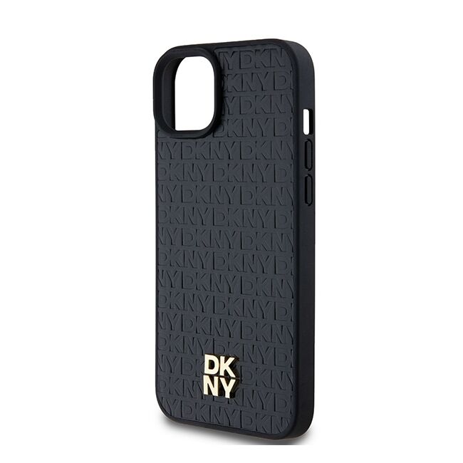 Husa premium pentru  iPhone 15 DKNY Urban compatibila MagSafe - Negru