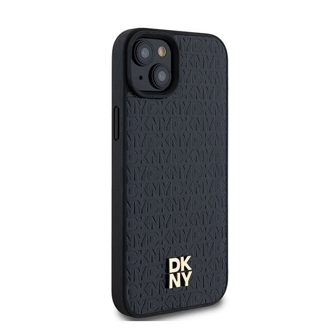 Husa premium pentru  iPhone 15 DKNY Urban compatibila MagSafe - Negru