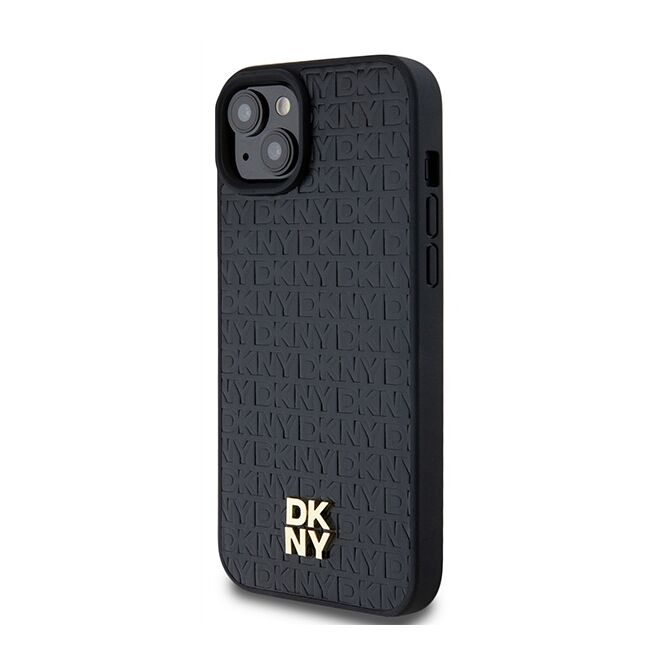 Husa premium pentru  iPhone 15 DKNY Urban compatibila MagSafe - Negru