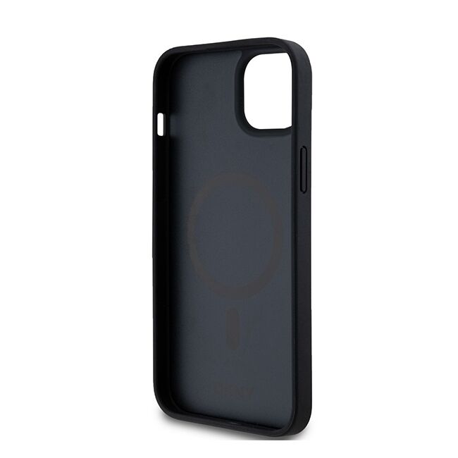 Husa premium pentru  iPhone 15 DKNY Urban compatibila MagSafe - Negru