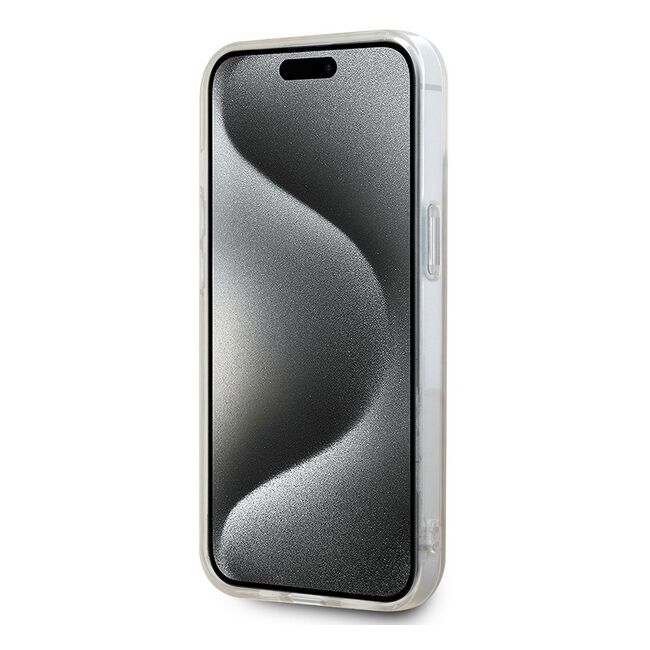 Husa premium pentru  iPhone 15 DKNY Urban compatibila MagSafe - Roz neon