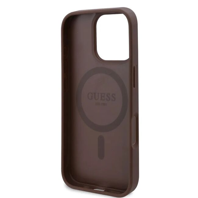 Husa premium pentru  iPhone 16 Pro Max compatibila MagSafe Guess Luxury Series - Multicolor