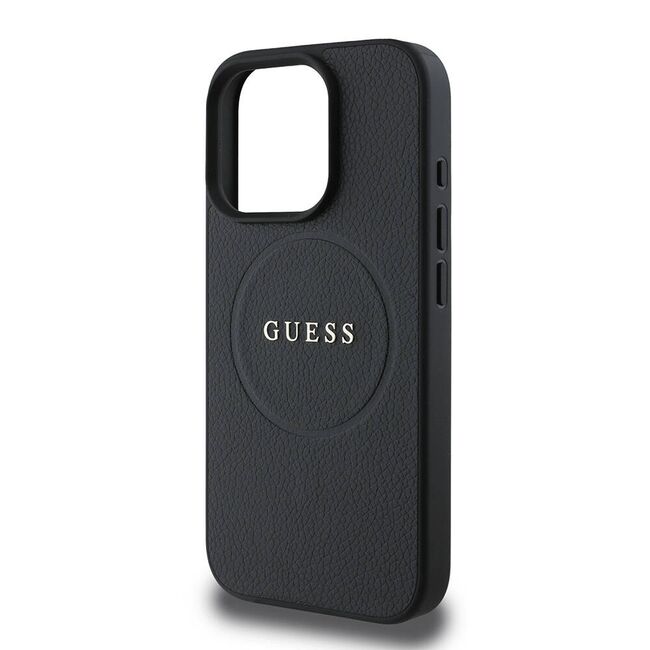 Husa premium pentru  iPhone 16 Pro Max compatibila MagSafe Guess Luxury Series - Negru royal