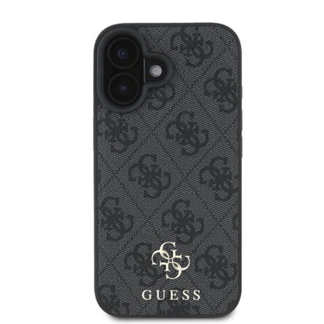 Husa premium pentru  iPhone 16 compatibila MagSafe Guess Luxury Series - Negru royal
