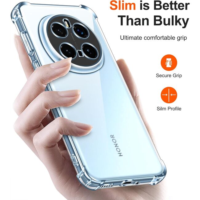Husa pentru Honor Magic 7 Pro Slim Anti-Shock 1.5mm reinforced 4 corners, Transparent