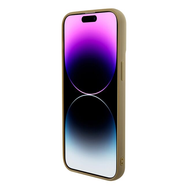 Husa premium  iPhone 15 Pro Max pentru Guess Elegance Series - Auriu