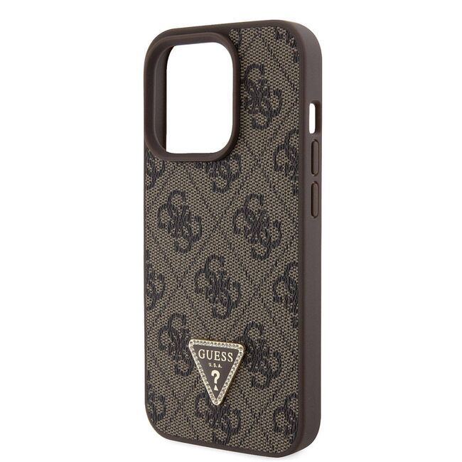 Husa premium  iPhone 15 Pro Max pentru Guess Elegance Series - Maro