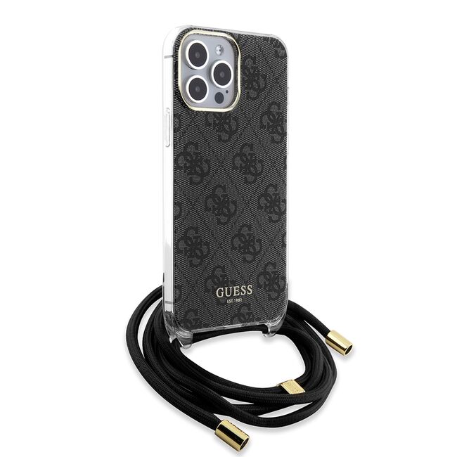 Husa premium  iPhone 15 Pro Max pentru Guess Elegance Series - Negru darth vader