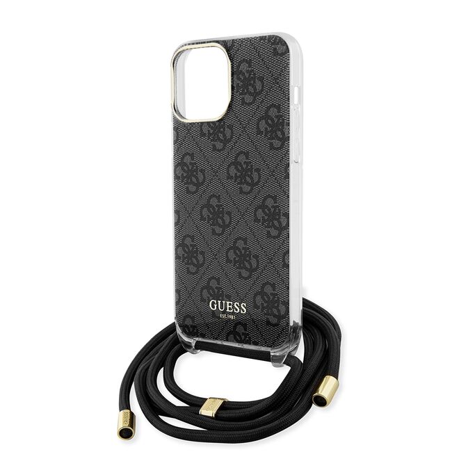 Husa premium  iPhone 15 Pro Max pentru Guess Elegance Series - Negru darth vader