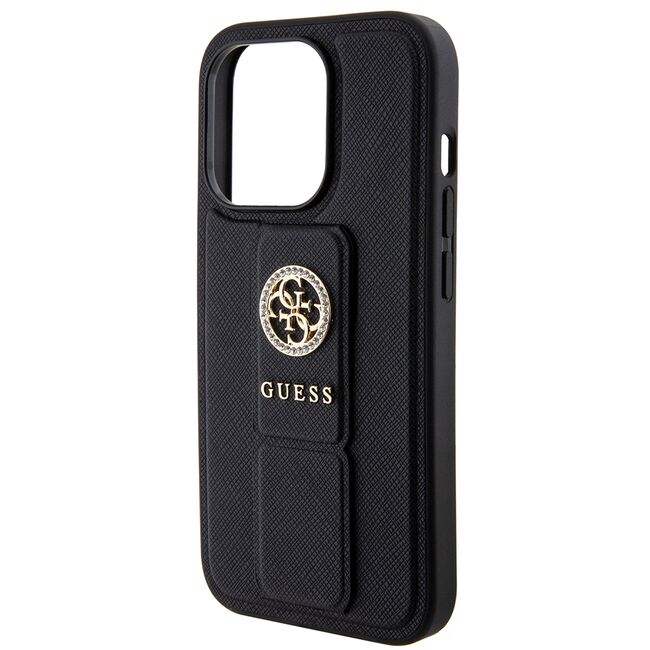 Husa premium  iPhone 15 Pro Max pentru Guess Elegance Series - Negru royal