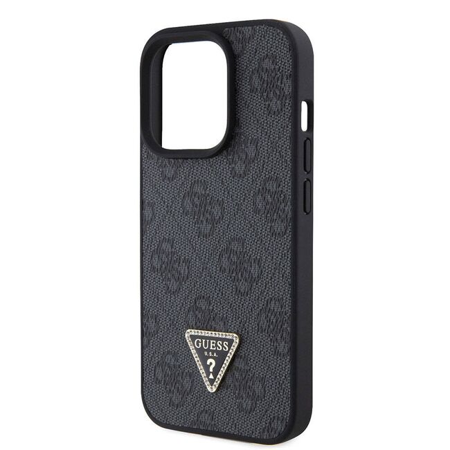 Husa premium  iPhone 15 Pro Max pentru Guess Elegance Series - Negru