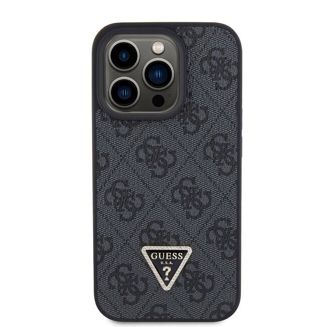 Husa premium  iPhone 15 Pro Max pentru Guess Elegance Series - Negru
