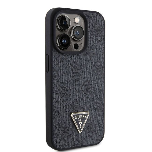 Husa premium  iPhone 15 Pro Max pentru Guess Elegance Series - Negru