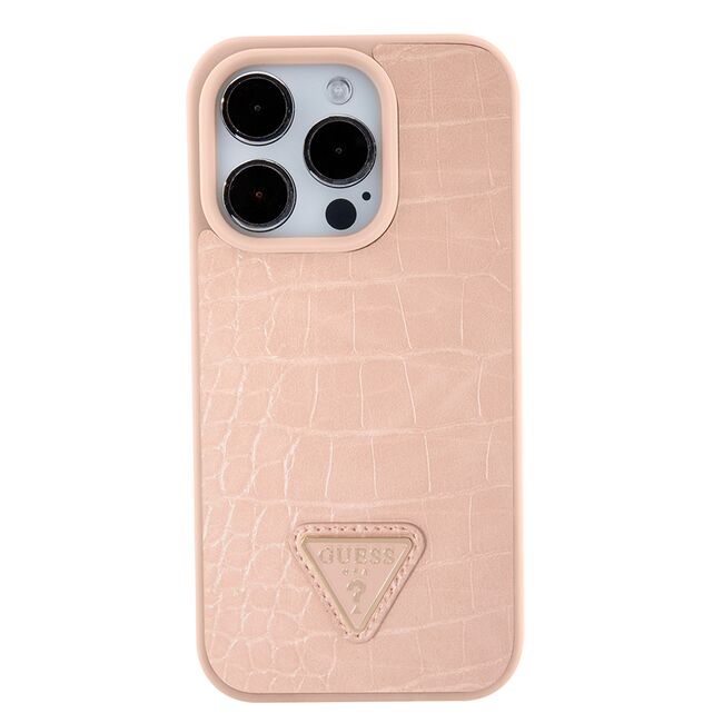 Husa premium  iPhone 15 Pro Max pentru Guess Elegance Series - Roz