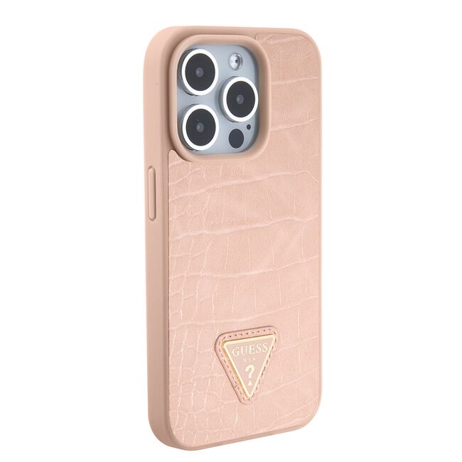 Husa premium  iPhone 15 Pro Max pentru Guess Elegance Series - Roz