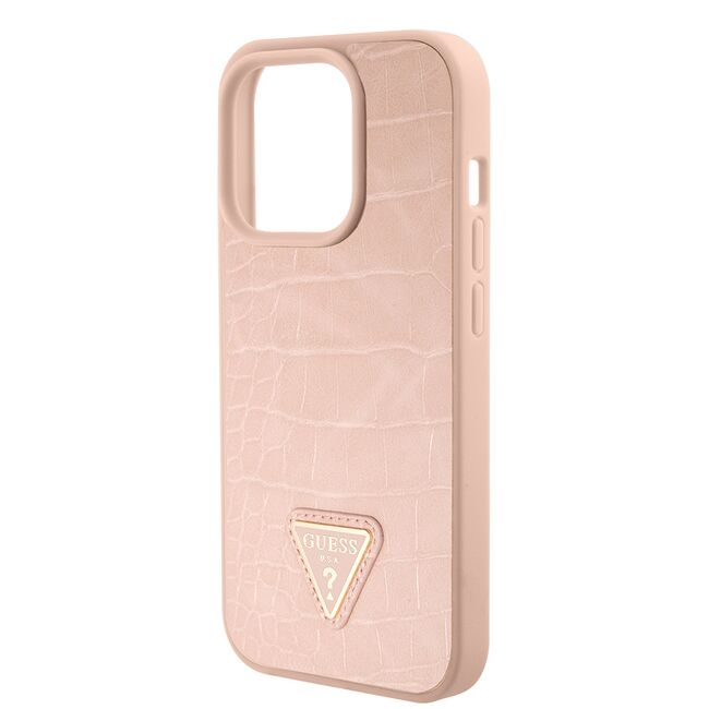 Husa premium  iPhone 15 Pro Max pentru Guess Elegance Series - Roz