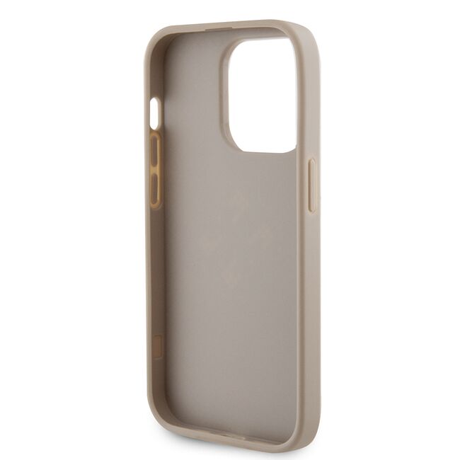 Husa premium  iPhone 15 Pro pentru Guess Elegance Series - Auriu