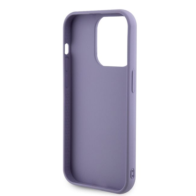 Husa premium  iPhone 15 Pro pentru Guess Elegance Series - Lavanda