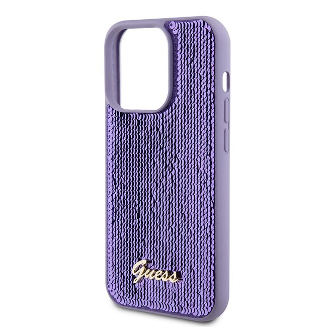 Husa premium  iPhone 15 Pro pentru Guess Elegance Series - Lavanda