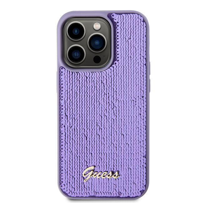 Husa premium  iPhone 15 Pro pentru Guess Elegance Series - Lavanda