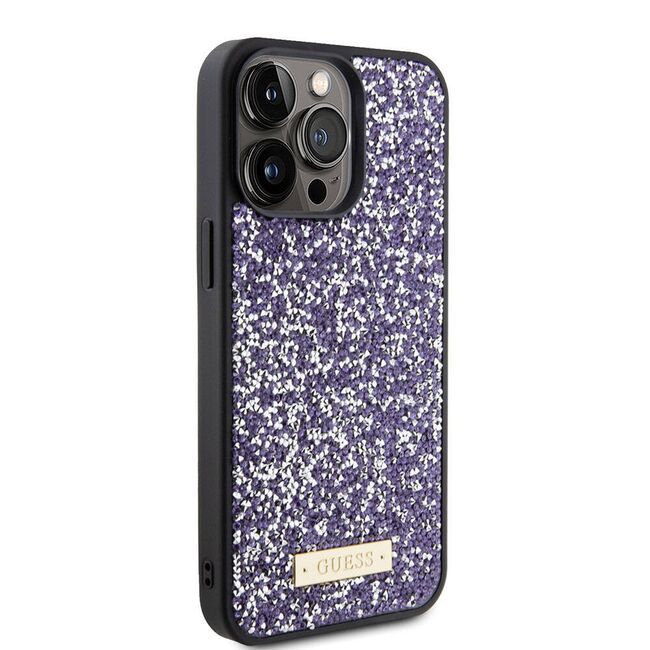 Husa premium  iPhone 15 Pro pentru Guess Elegance Series - Mov
