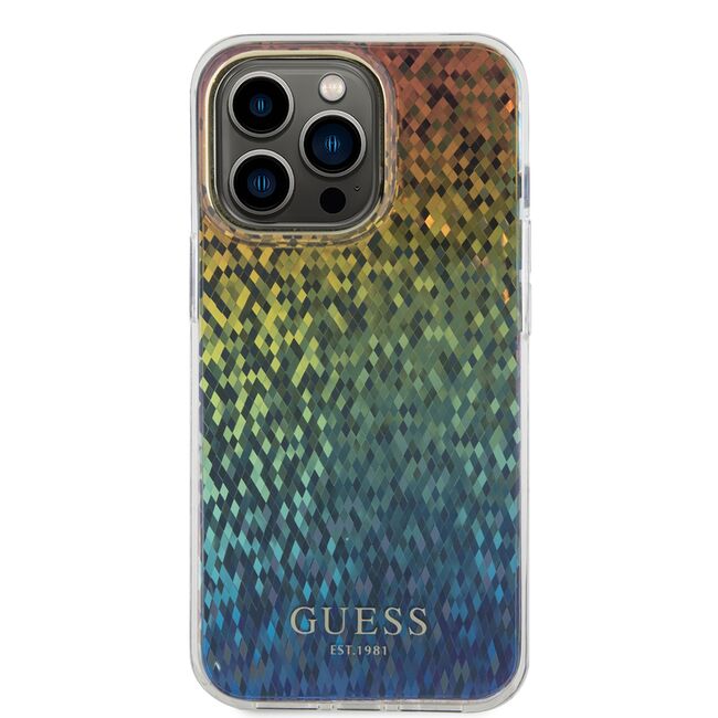 Husa premium  iPhone 15 Pro pentru Guess Elegance Series - Multicolor