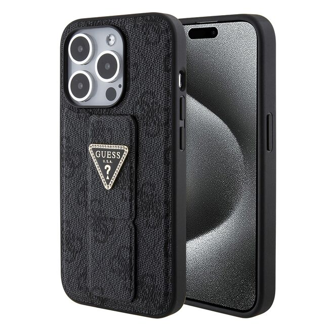 Husa premium  iPhone 15 Pro pentru Guess Elegance Series - Negru darth vader