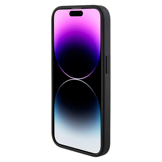 Husa premium  iPhone 15 Pro pentru Guess Elegance Series - Negru darth vader