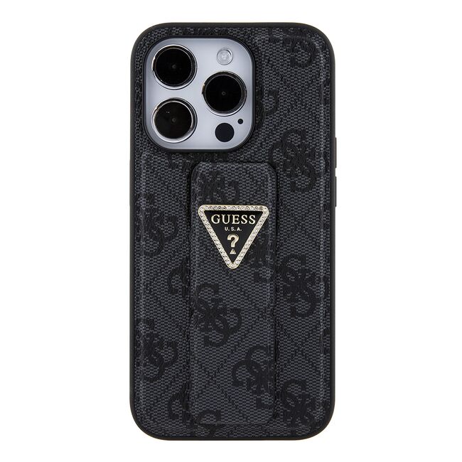 Husa premium  iPhone 15 Pro pentru Guess Elegance Series - Negru darth vader