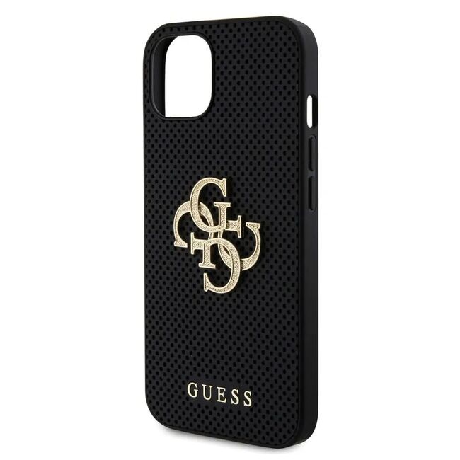 Husa premium  iPhone 15 pentru Guess Elegance Series - Negru electric
