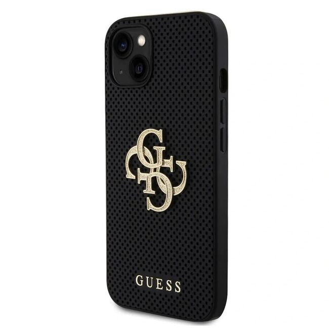 Husa premium  iPhone 15 pentru Guess Elegance Series - Negru electric