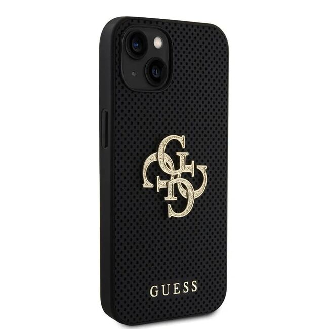 Husa premium  iPhone 15 pentru Guess Elegance Series - Negru electric