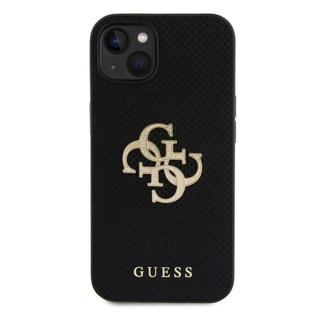 Husa premium  iPhone 15 pentru Guess Elegance Series - Negru electric