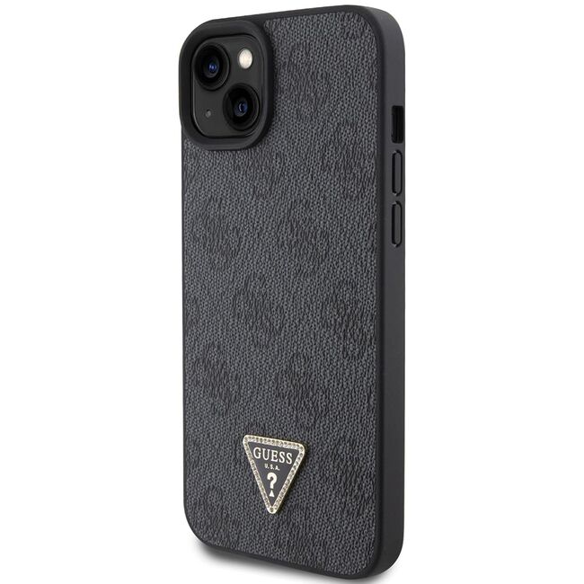 Husa premium  iPhone 15 pentru Guess Elegance Series - Negru royal