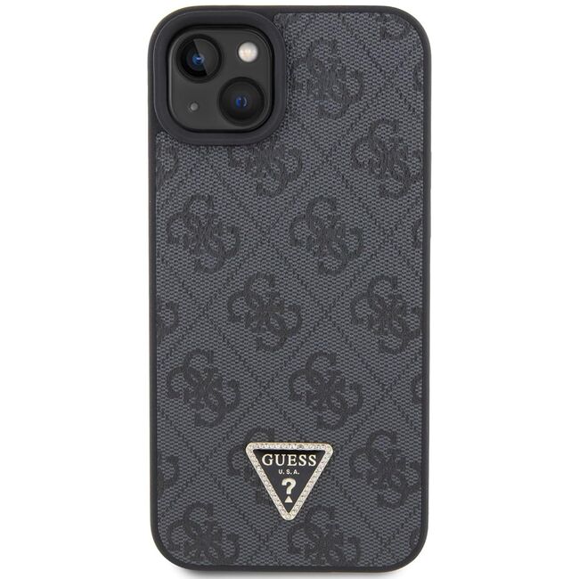 Husa premium  iPhone 15 pentru Guess Elegance Series - Negru royal