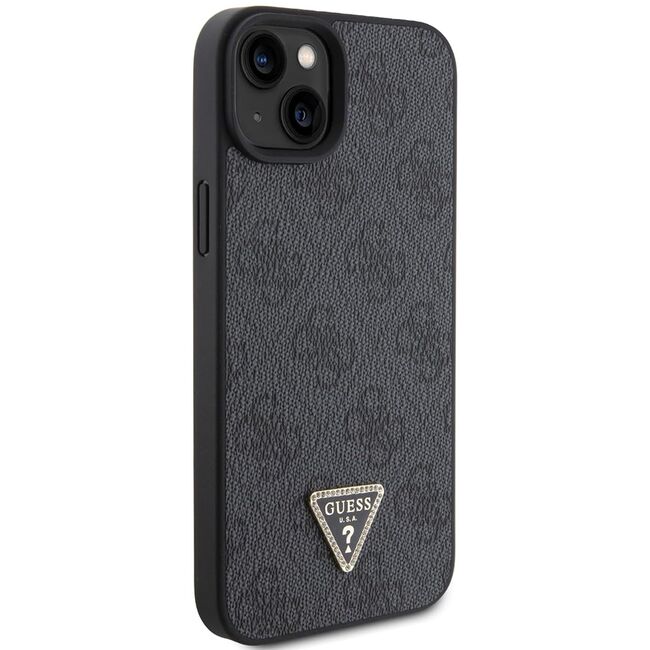 Husa premium  iPhone 15 pentru Guess Elegance Series - Negru royal
