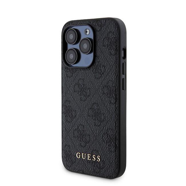 Husa premium pentru  iPhone 15 Pro compatibila MagSafe Guess Luxury Series - Negru denim