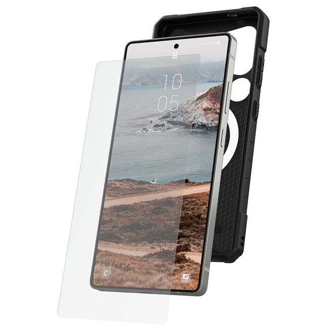 Folie tempered glass pentru Samsung Galaxy S25 Ultra UAG Flex Shield Eco, transparenta