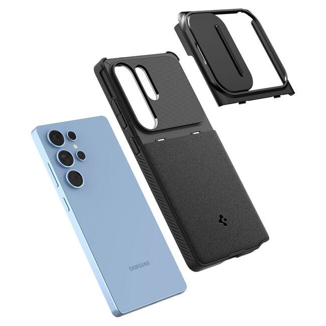 Husa premium  Samsung Galaxy S25 Ultra pentru Spigen - Optik Armor - Negru