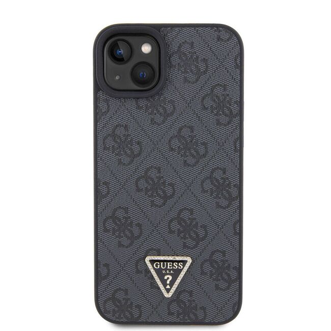Husa premium  iPhone 15 Plus pentru Guess Elegance Series - Negru