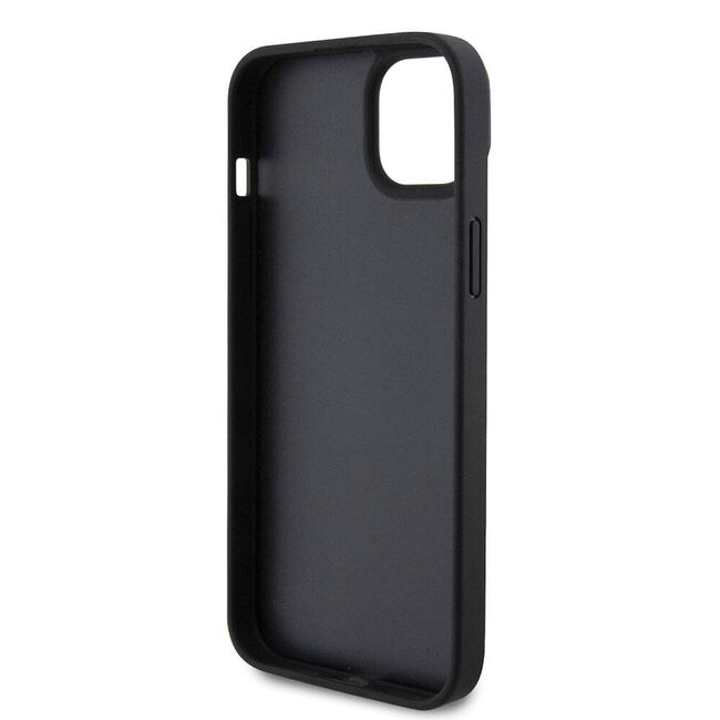 Husa premium  iPhone 15 Plus pentru Guess Elegance Series - Negru