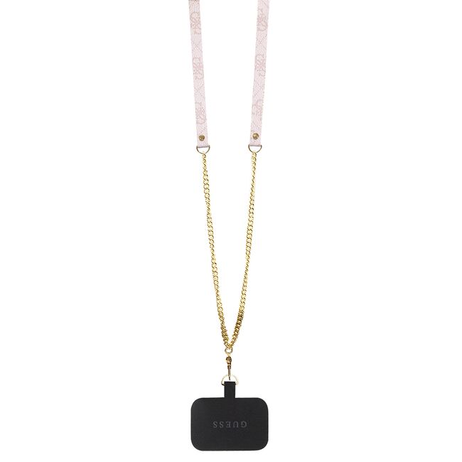 Husa premium  iPhone 15 Plus pentru Guess Elegance Series - Roz