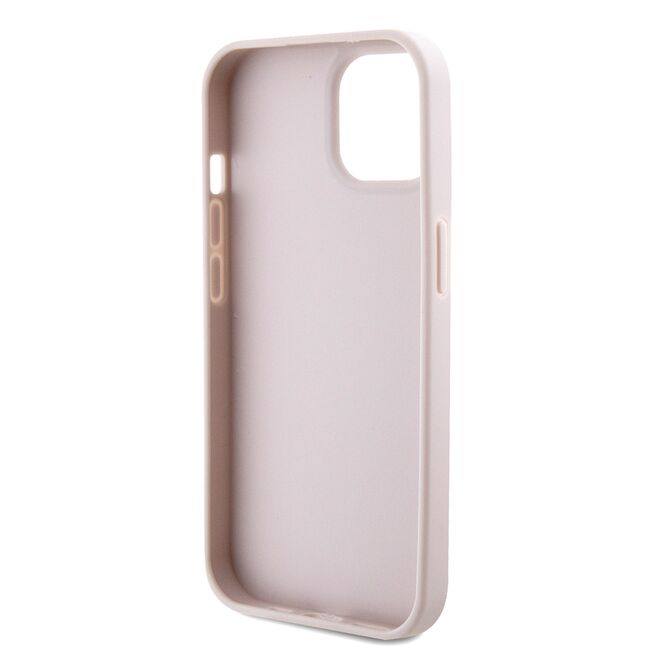 Husa premium  iPhone 15 Plus pentru Guess Elegance Series - Roz